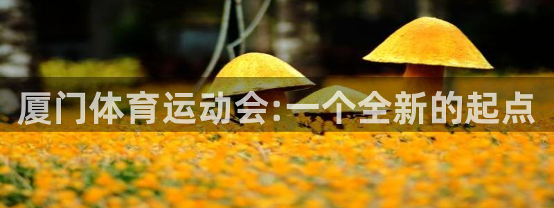 JJB竞技宝官网下载软件:厦门体育运动会:一个全新的起点